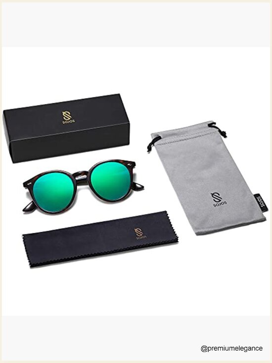 Retro Round Polarized Sunglasses Classic Vintage Sunnies UV400 main image 7
